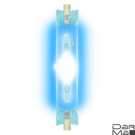 Лампа металлогалогеновая Uniel R7s 150W прозрачная MH-DE-150/BLUE/R7s 04850