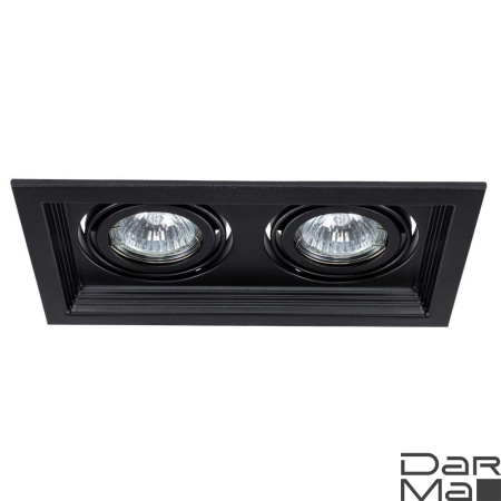 Встраиваемый светильник Arte Lamp Canis A6661PL-2BK