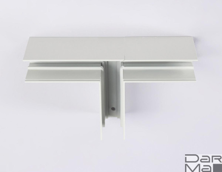 Коннектор T-образный для накладного шинопровода Ambrella light Track System Magnetic GL3373