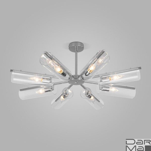 Потолочная люстра Eurosvet Trompeta 70144/8 хром