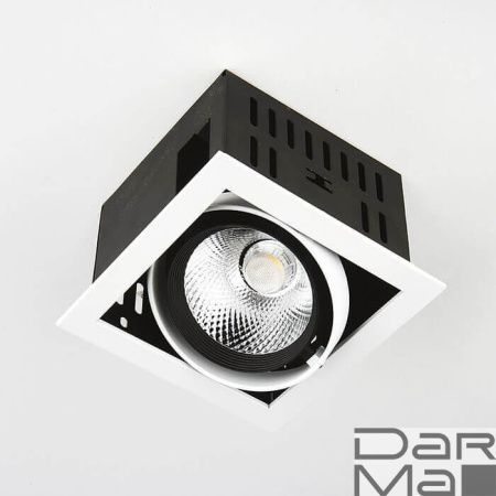 Встраиваемый светодиодный светильник Ambrella light Cardano T811 BK/CH 12W 4200K