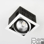 Встраиваемый светодиодный светильник Ambrella light Cardano T811 BK/CH 12W 4200K