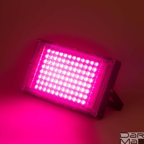 Прожектор светодиодный для растений ЭРА 50W 1310K Fito-80W-RB-Led-Y Б0053082