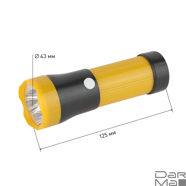 Ручной светодиодный фонарь ЭРА Трофи от батареек 125х43 30 лм TB4L Б0025679