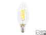Лампа светодиодная филаментная Ambrella light E14 6W 4200K прозрачная 202124