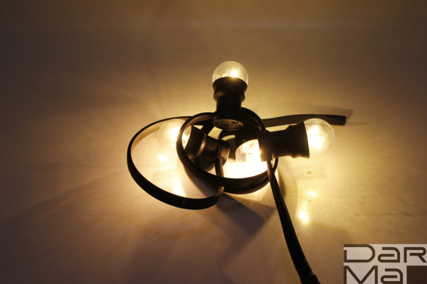 E27 BULB-6 SMD-240V-WW, G45, 6 SMD, прозрачная колба