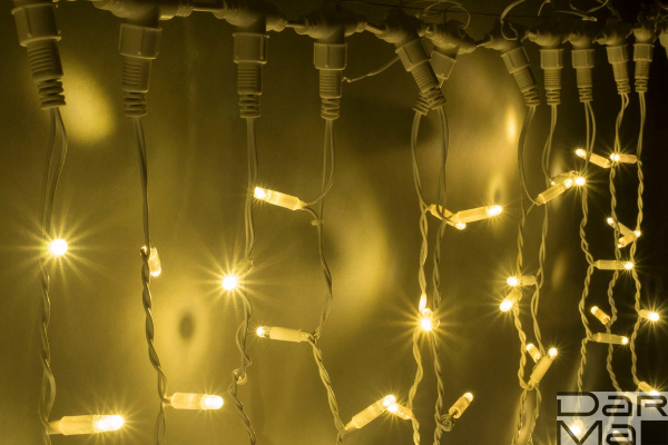 LED- PLS-9020-240V-2*9М-WW/WH (белые теплые светодиоды/белый пр)