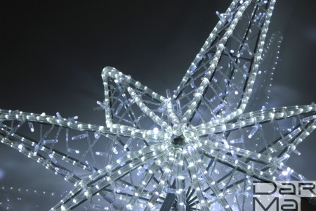 "FLESI-LED-FL-001-Елочная макушка""Полярная звезда"" белая/белая флэш (РФ) 150Х117см."