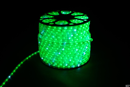 Дюралайт 2W Зеленый 10мм 36 LED/M ФЛЕШ PH-36-10-G-F