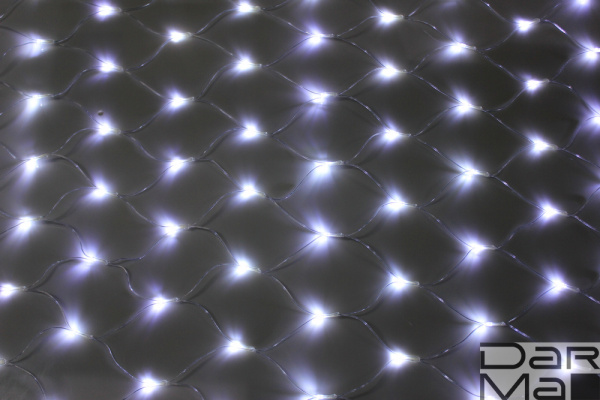 LED-SNL-540-2*4M-240V-W/C БЕЛЫЕ LED на прозр. проводе, соединяемая