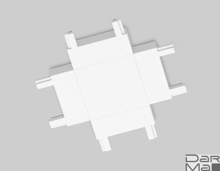 Коннектор X-образный Ambrella light Track System Magnetic Ultra Slim GV1124