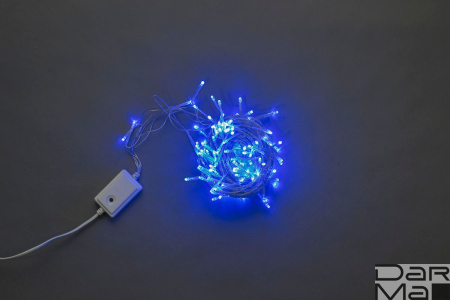 LED-BW-200-20M-240V-B, синяя на прозрачном пров