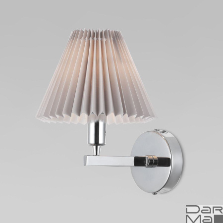 Бра Eurosvet Peony 60136/1 хром/серый