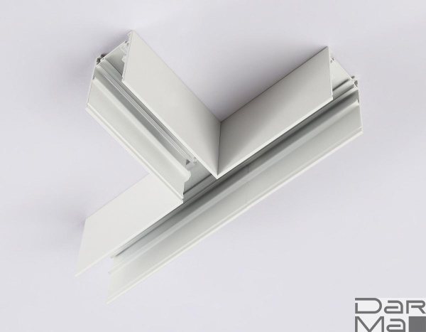 Коннектор T-образный для накладного шинопровода Ambrella light Track System Magnetic GL3373