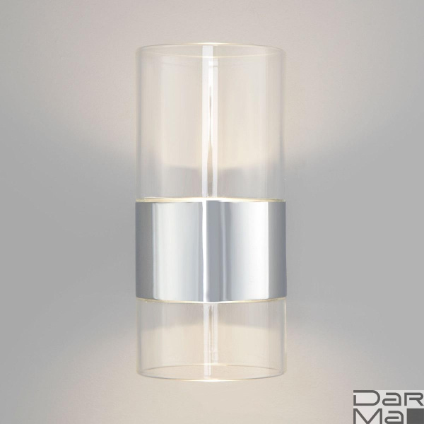 Настенный светодиодный светильник Eurosvet Watford 40021/1 LED хром/прозрачный