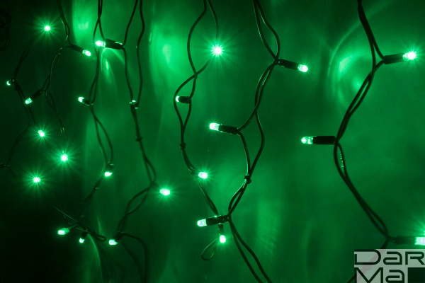 LED-RPLR-160-4.8M-240V-G/BL-F(G) Flash на черном проводе