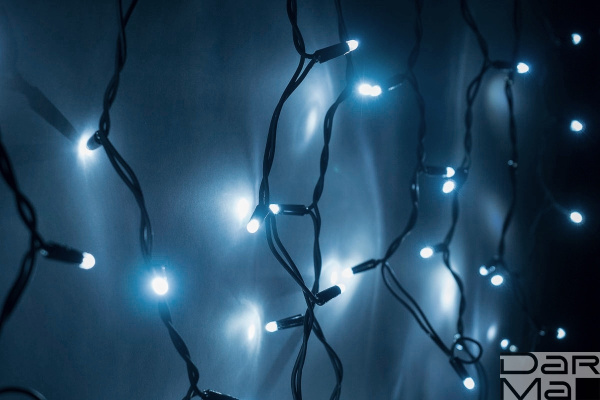 LED-RPLR-160-4.8M-240V-W/BL-F(W) W/O, Flash на черном проводе (без силового шнура)