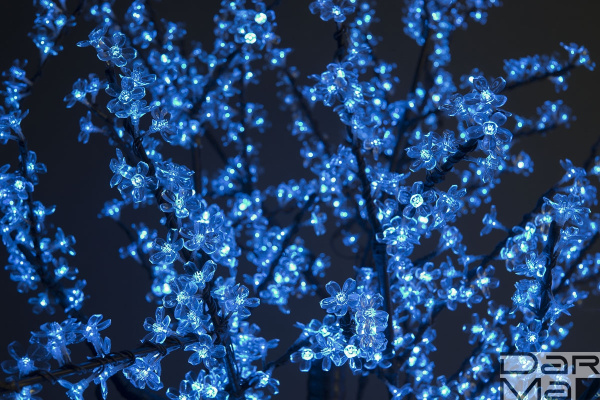 CBL-1.9-972 LED вишня H:1,9m D1,5 м., синее