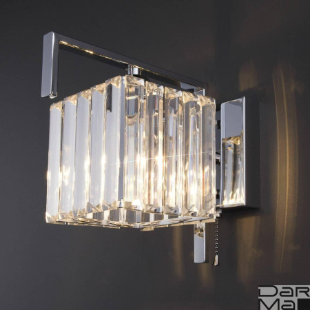 Бра Eurosvet April 10126/1 хром/прозрачный хрусталь Strotskis