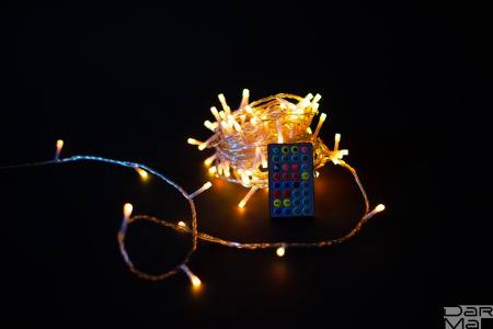 Гирлянда LED 10 м RGB 100 LED чейз 24V прозр ПВХ