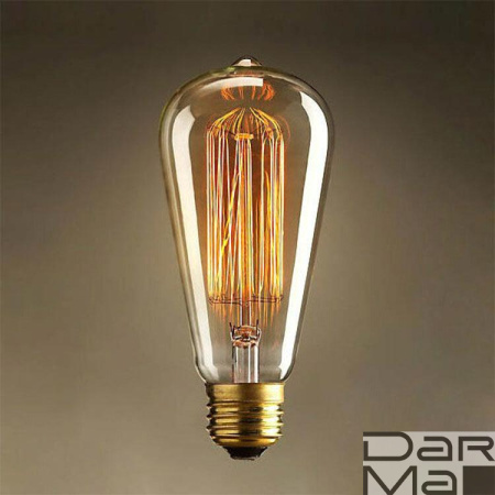 Лампа накаливания E27 60W прозрачная 6460-SC