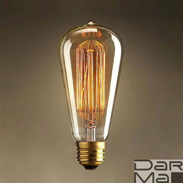 Лампа накаливания E27 60W прозрачная 6460-SC