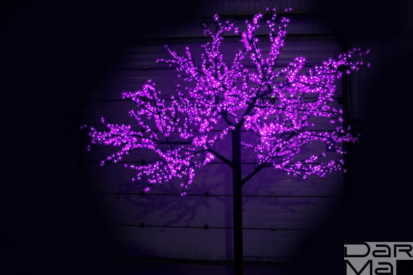 CBL-3.6-2688 Purple LED вишня H3,6m D3,0м фиолет.