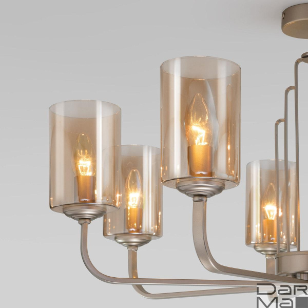 Потолочная люстра Eurosvet Defi 60138/8 перламутровое золото