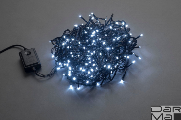 LED-BW-200-20M-240V-W, белая / черный провод