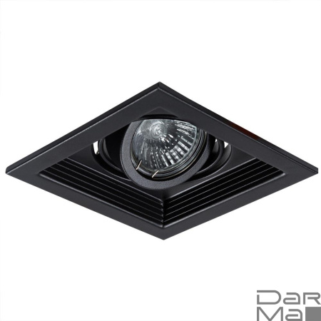 Встраиваемый светильник Arte Lamp Canis A6661PL-1BK