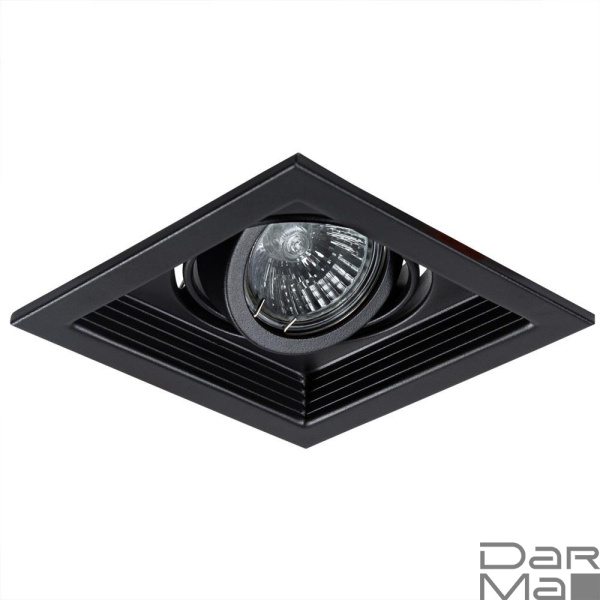Встраиваемый светильник Arte Lamp Canis A6661PL-1BK
