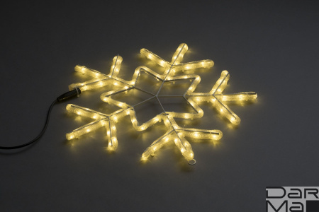 LED-XM-(FR)-2D-CK006-С-WW Снежинка белая теплая 56х57см, 230V, NEW!