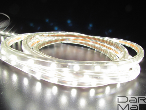 Светодиодная лента LT-FCB-2W-3528-60L-240V-W-100M белый, 6*9мм new 2016