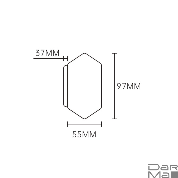 Уличный настенный светодиодный светильник Escada 30004P/03Led