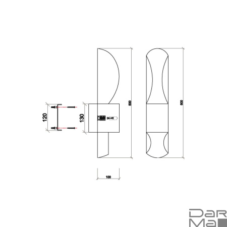 Бра Vele Luce Aronos VL5734W01