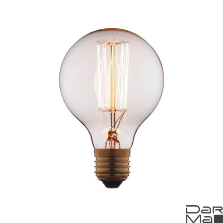 Лампа накаливания E27 60W прозрачная G8060