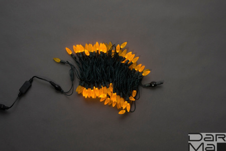 LED-XS-100-240V-Y,ягода,желтый, влагозащ.