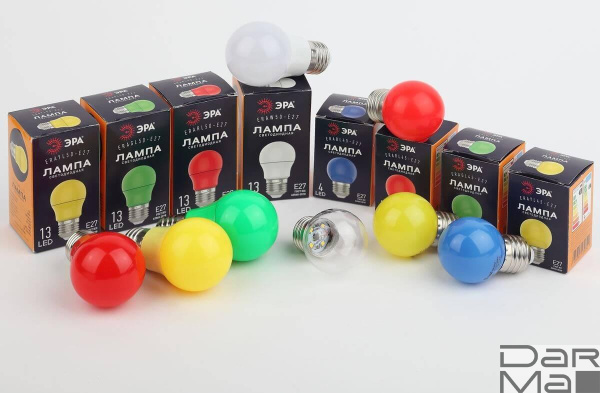 Лампа светодиодная ЭРА E27 1W 3000K прозрачная ERAWL45-E27 Б0049572