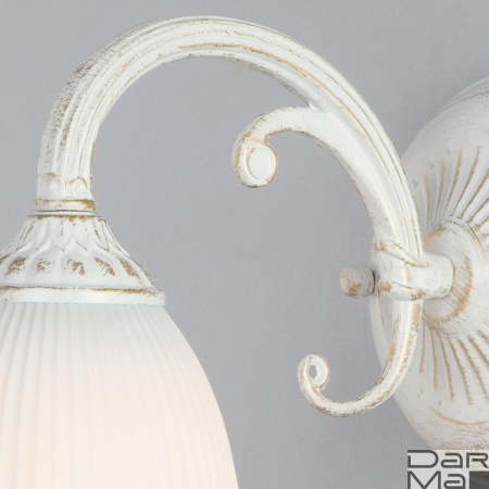 Бра Eurosvet Campina 60107/1 белый с золотом