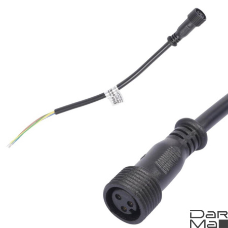 Провод для подключения в линию прожекторов Uniel UCX-LL2/L52-10M 220V BLACK UL-00008845