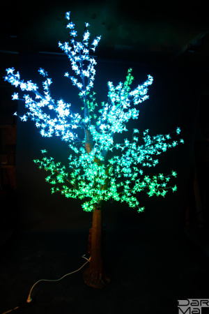 Дерево Вишня RGB  2,5м  высота