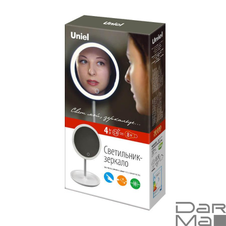 Зеркало с подсветкой Uniel TLD-590 White/LED/80Lm/6000K/Dimmer UL-00002758