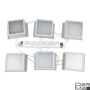 Встраиваемый светодиодный светильник Uniel ULP-0808 42W/4000К IP40 Grilyato White KIT06 (6 шт.) UL-00011060