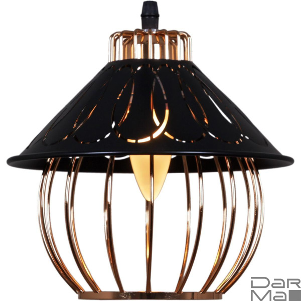 Подвесная люстра Reluce 02503-0.9-03 BK+GD