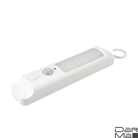 Мебельный светодиодный светильник Uniel ULM-F47-0,9W/4500K/3AA Sensor IP20 White UL-00008288