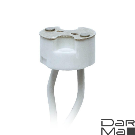 Патрон керамический Uniel ULH-GU4/GU5.3-Ceramic-15cm 02283