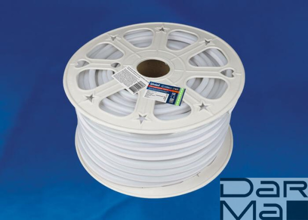 Гибкий неон Uniel 8W/m 120LED/m 2835SMD красный 50M ULS-N21-2835-120LED/m-8mm-IP67-220V-8W/m-50M-Red UL-00003770