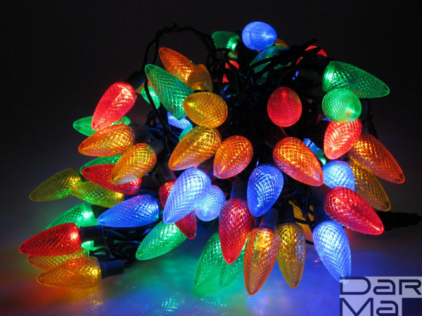 LED-PL-C9-8-G-220V-18-M, 20м, 96 LED мульти