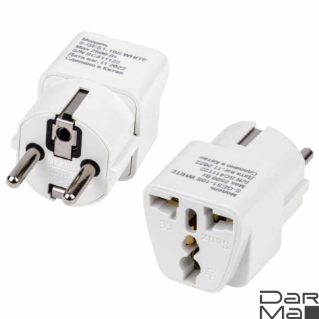 Переходник сетевой Uniel 1гн с/з S-GES1-10S White UL-00010561