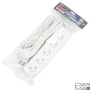 Удлинитель Uniel Ultra 4гн х 5м б/з S-CU4-5 White UL-00009989